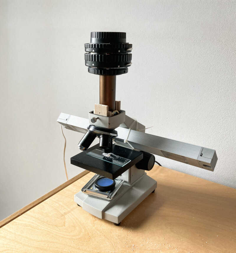 Bielfeldt first microscope